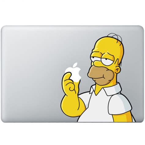 the simpsons decal|simpsons macbook decal.